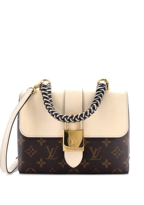 Louis Vuitton Pre-Owned Braided Handle Locky Handbag Monogram Canvas with Leather BB satchel - Neutrals