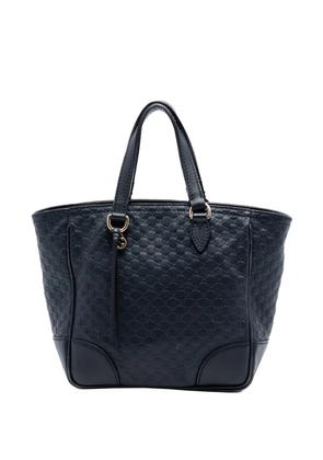 Gucci Pre-Owned 2016-2025 Small Microguccissima Bree satchel - Blue