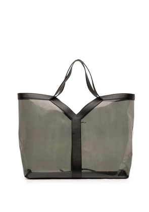 Saint Laurent Pre-Owned 2025 Maxi PVC Transparent Y tote bag - Grey