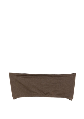 Maison Margiela square-neck top - Brown