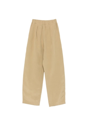 Cortana Mel pleated elasticated-waist pants - Neutrals