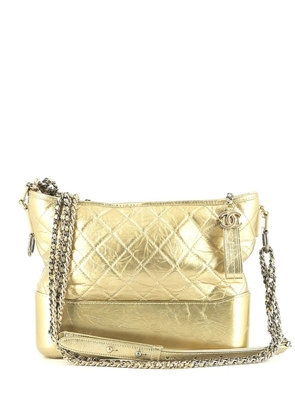 CHANEL Pre-Owned 2017 medium Gabrielle shoulder bag - Gold