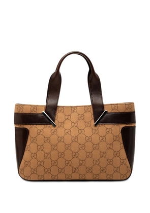 Gucci Pre-Owned 2000-2015 GG Denim handbag - Brown