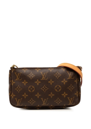 Louis Vuitton Pre-Owned 1998 Monogram Pochette Accessoires Long Strap crossbody bag - Brown