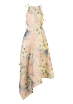 Ellery Galapogas asymmetric tie-dye dress - Pink