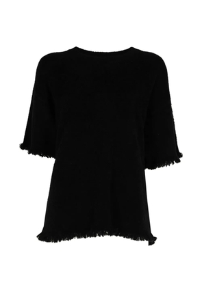 Maria McManus frayed T-shirt - Black