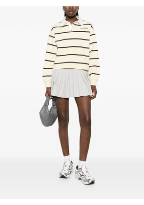 Sporty & Rich striped polo shirt - Neutrals
