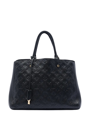 Louis Vuitton Pre-Owned 2014 Monogram Empreinte Montaigne GM satchel - Black