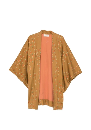 A.N.G.E.L.O. Vintage Cult 1990s ikat-print kimono coat - Brown