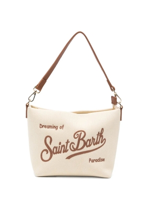 MC2 Saint Barth Aline logo-embroidered tote bag - Neutrals