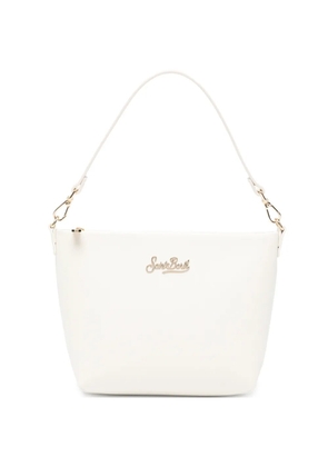 MC2 Saint Barth Aline logo-plaque shoulder bag - Neutrals