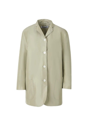 Jil Sander button-fastening patch-pocket jacket - Green