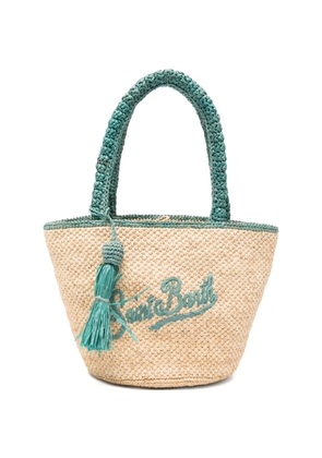 MC2 Saint Barth medium Marcy Raffia tassel-detail beach bag - Neutrals