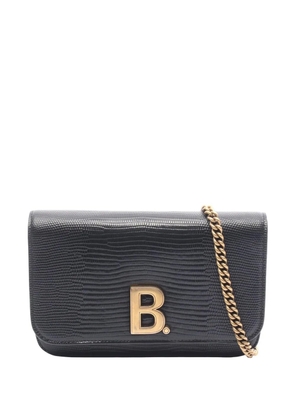Balenciaga Pre-Owned 2010-2026 Embossed Leather B Dot Chain Bag shoulder bag - Black