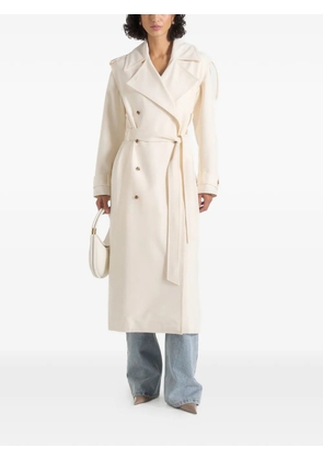 Manière De Voir Esther double-belted trench coat - Neutrals