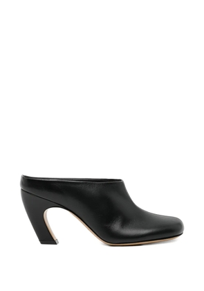 Le Monde Beryl 80mm Mica mules - Black