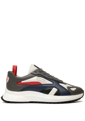 Bally lace-up panelled sneakers - Brown