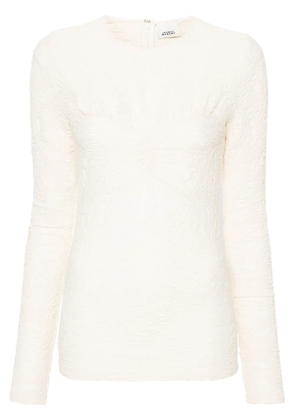 ISABEL MARANT Floride jacquard top - Neutrals