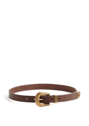 Valentino Garavani VLogo Signature calfskin belt 20mm - Brown