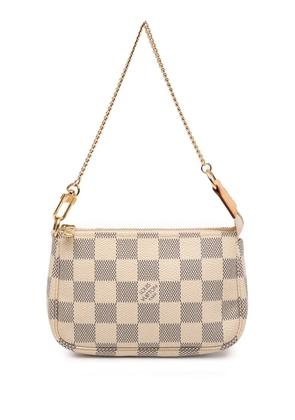 Louis Vuitton Pre-Owned 2010 Damier Azur Mini Pochette Accessoires handbag - White