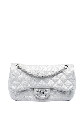 CHANEL Pre-Owned 2010-2011 Medium Calfskin Ice Cube On the Rocks Flap shoulder bag - Silver
