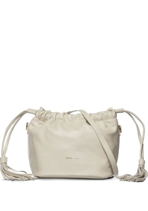 Marc Ellis tassel-detail drawstring bucket bag - White