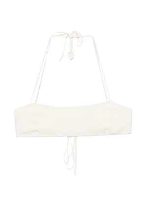 ELOU Ora crinkle bikini top - Neutrals