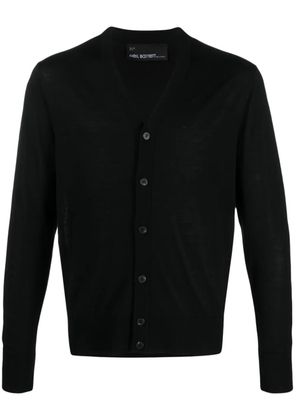 Neil Barrett fine-knit wool cardigan - Black