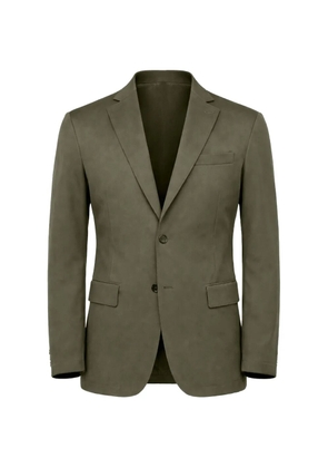 Corneliani single-breasted flap-pocket blazer - Green