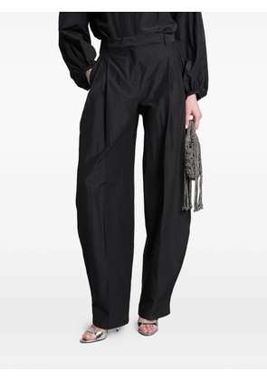 THE ANDAMANE Tracy Pants pleated wide-leg trousers - Black