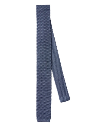 Brunello Cucinelli silk knit tie - Blue