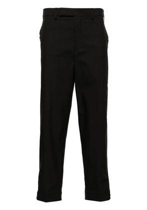 Neil Barrett adjustable-hem tapered-leg chinos - Black