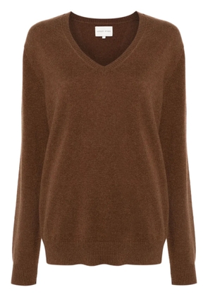 LouLou de Saison cashmere V-neck sweater - Brown