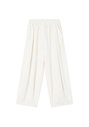 American Vintage Ozutown balloon palazzo pants - White