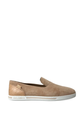 Dolce & Gabbana logo-detail loafers - Neutrals
