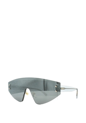 MCM Shield-frame stud-embellished sunglasses - Grey