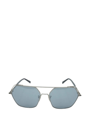 MCM hexagon-frame double-bridge sunglasses - Silver