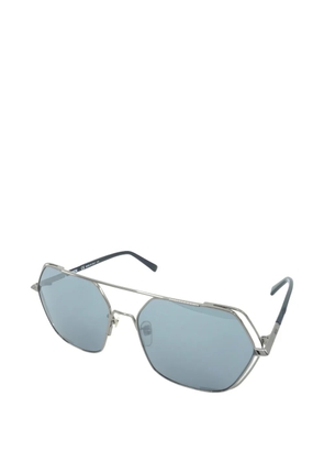 MCM hexagon-frame double-bridge sunglasses - Silver