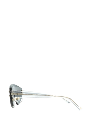 MCM Shield-frame stud-embellished sunglasses - Grey