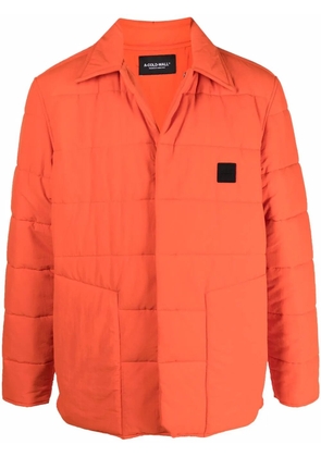 A-COLD-WALL* logo-patch padded jacket - Orange