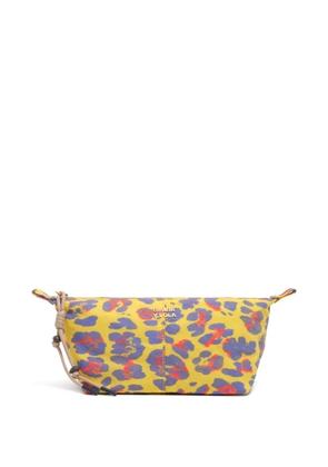 Bimba y Lola leopard-print make-up bag - Yellow