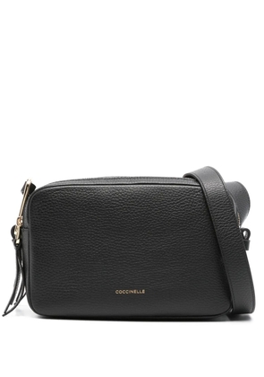 Coccinelle small Malory leather shoulder bag - Black
