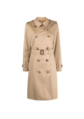 Burberry belted double-breasted trench coat - Brown
