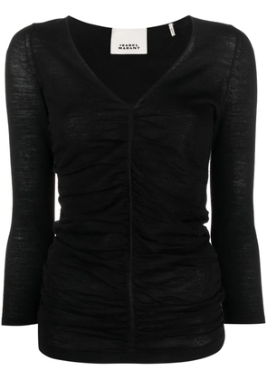 ISABEL MARANT Acara long-sleeve top - Black