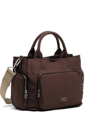 Bimba y Lola large pocket cross body bag - Brown