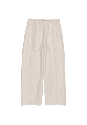 Bimba y Lola lace-trim trousers - White
