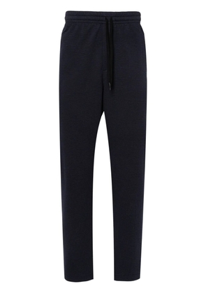 Harris Wharf London cotton-blend seersucker trousers - Blue