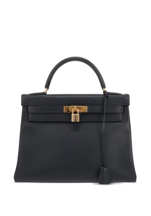 Hermès Pre-Owned 1997 Gilt leather handbag - Blue