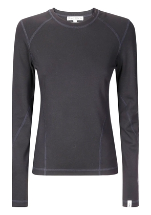 JW Anderson contrast-stitching top - Grey