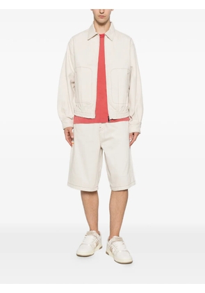 Replay contrast-stitch shorts - Neutrals